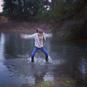 Our youngest having fun!